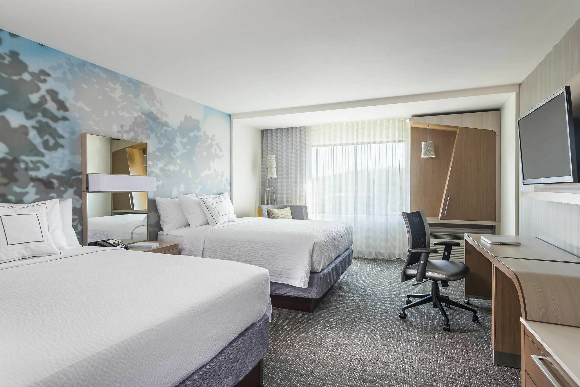 ספרינג Courtyard By Marriott Houston City Place מראה חיצוני תמונה